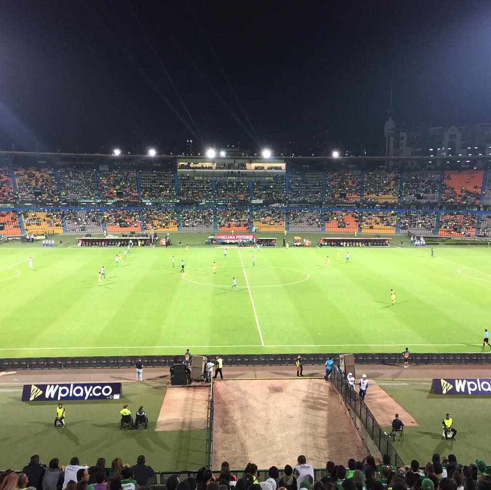 Estadio Atanasio Girardo, home to Atlético Nacional and Independiente Medellín, two of the biggest clubs in Colombia