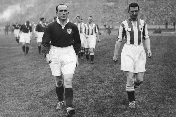 Herbert Chapman brought in the tradition of both teams walking out together